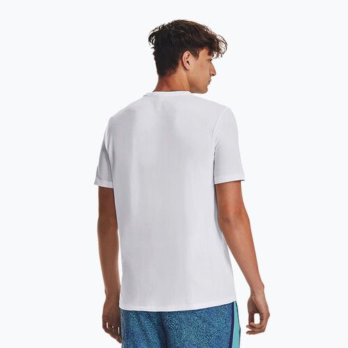 Under Armour Seamless Stride tricou de alergare pentru bărbați alb 1375692
