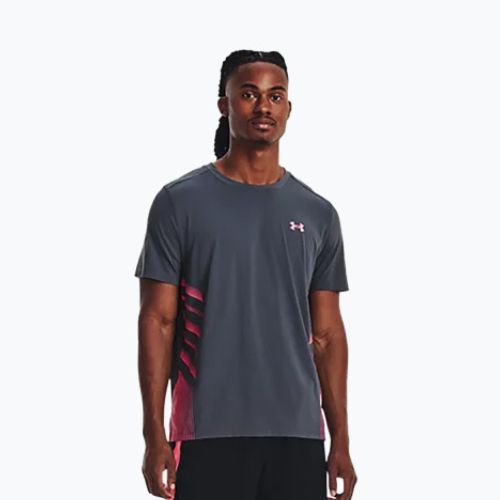 Tricou de alergare pentru bărbați Under Armour Iso-Chill Laser Heat gri 1376518