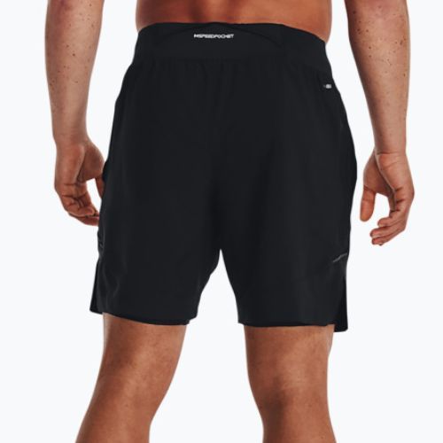 Pantaloni scurți de alergare Under Armour Launch Elite 2In1 7'' pentru bărbați negru 1376831