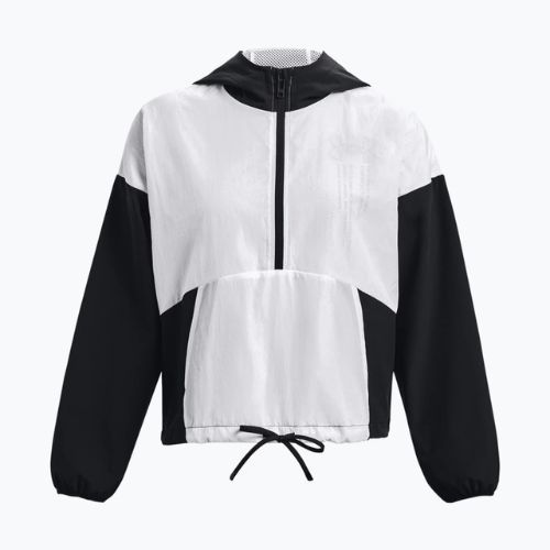 Jachetă de antrenament pentru femei Under Armour Woven Graphic negru și alb 1377550