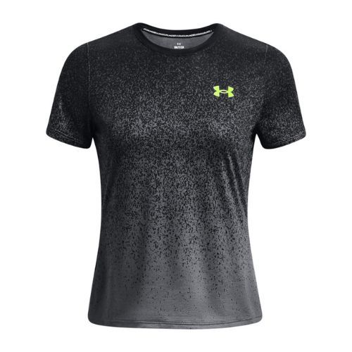 Under Armour Rush Cicada tricou de alergare pentru femei negru/gri 1378405