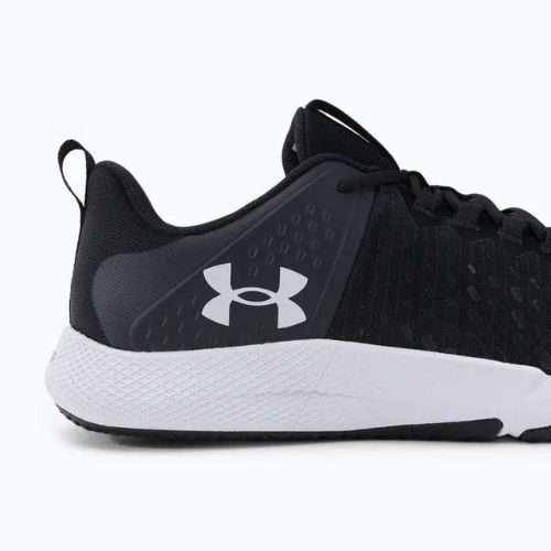 Under Armour Charged Engage 2 pantofi de antrenament pentru bărbați negru și alb 3025527