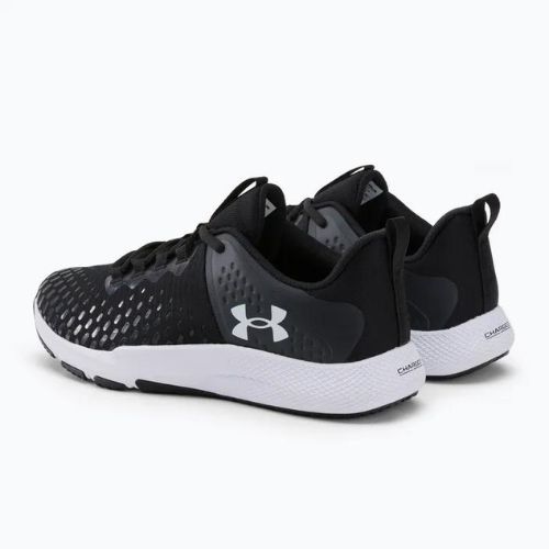 Under Armour Charged Engage 2 pantofi de antrenament pentru bărbați negru și alb 3025527