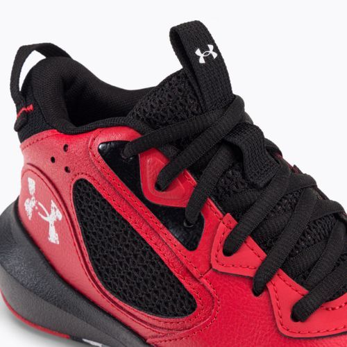 Under Armour GS Lockdown 6 pantofi de baschet pentru copii roșu 3025617
