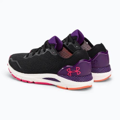 Pantofi de alergare pentru femei Under Armour W Hovr Sonic 6 negru / galaxy violet / roz șoc 3026128