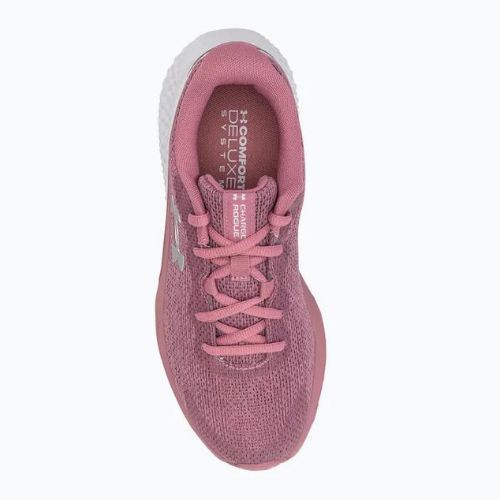 Pantofi de alergare pentru femei Under Armour W Charged Rogue 3 Knit roz 3026147