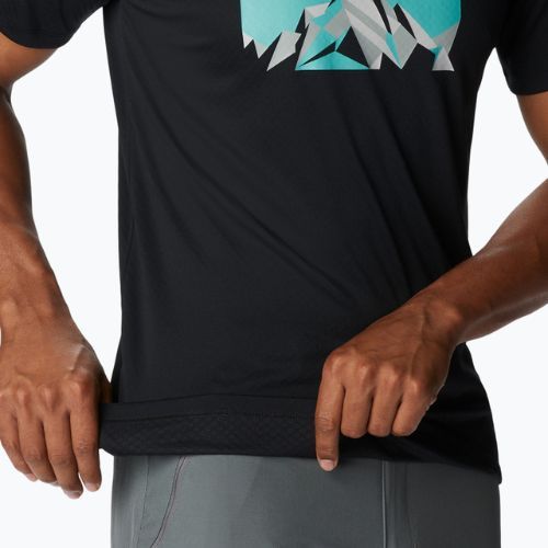 Tricou de trekking pentru bărbați Columbia Zero Rules Grph negru 1533291019