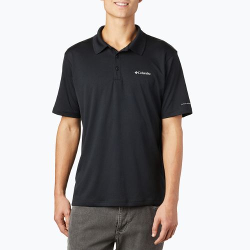 Tricou polo pentru bărbați Columbia Zero Rules negru 1533303010