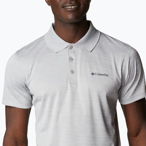 Tricou polo pentru bărbați Columbia Zero Rules gri 1533303040