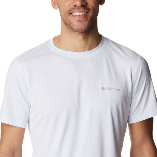 Tricou de trekking pentru bărbați Columbia Zero Rules alb 1533313100