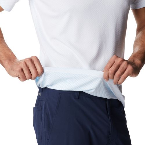 Tricou de trekking pentru bărbați Columbia Zero Rules alb 1533313100