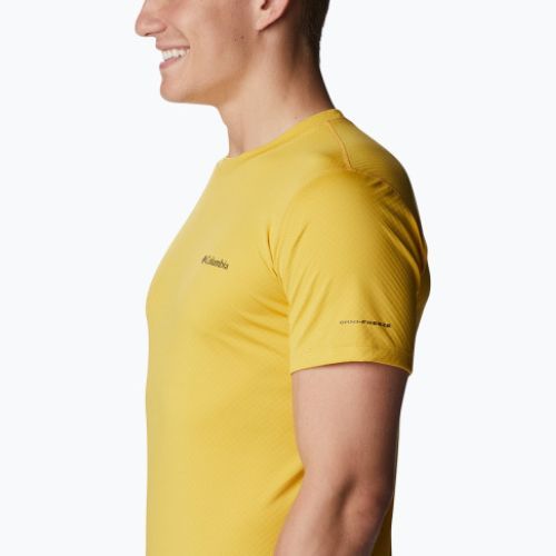 Tricou de trekking pentru bărbați Columbia Zero Rules galben 1533313742