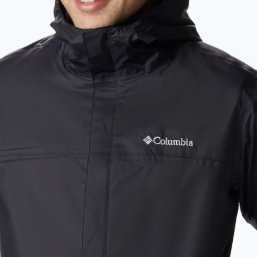 Geacă de ploaie pentru bărbați Columbia Watertight II neagră 1533898010