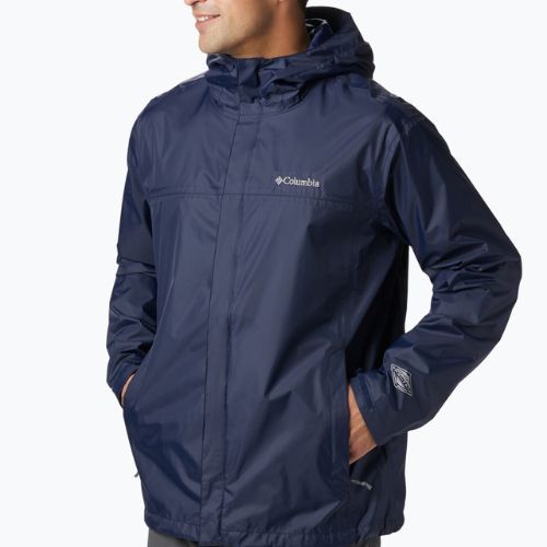 Geacă de ploaie pentru bărbați Columbia Watertight II bleumarin 1533898464