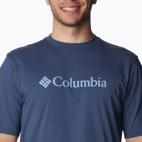 Tricou de trekking pentru bărbați Columbia CSC Basic Logo bleumarin 1680053480