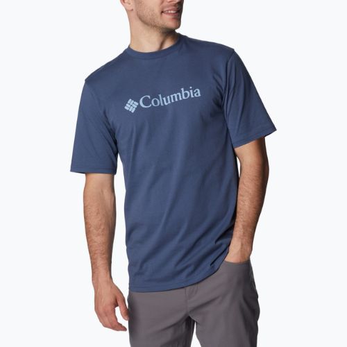 Tricou de trekking pentru bărbați Columbia CSC Basic Logo bleumarin 1680053480