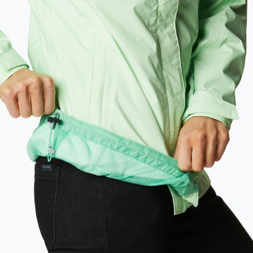 Geacă de ploaie pentru femei Columbia Pouring Adventure II verde 1760071372