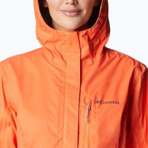 Geacă de ploaie pentru femei Columbia Pouring Adventure II portocalie 1760071853