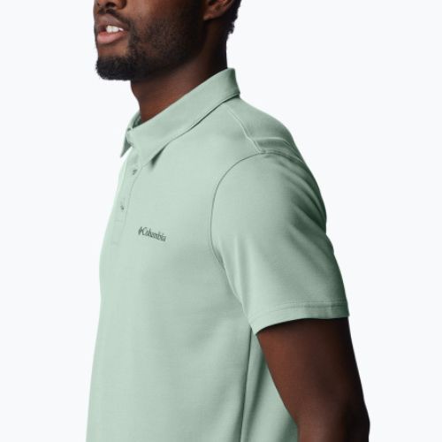 Tricou polo pentru bărbați Columbia Nelson Point verde 1772721350