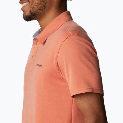 Tricou polo pentru bărbați Columbia Nelson Point portocaliu 1772721849