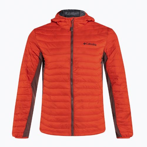Geacă hibrid pentru bărbați Columbia Powder Pass Hooded roșie 1773271839