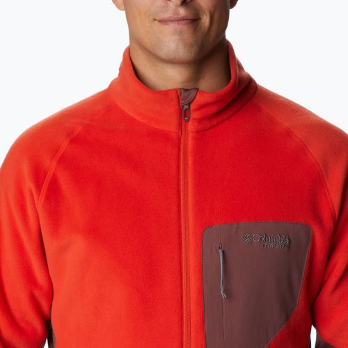Hanorac polar Columbia pentru bărbați Titan Pass 2.0 II roșu 1866422839