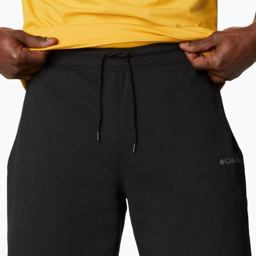 Pantaloni scurți de trekking pentru bărbați Columbia Logo Fleece negri 1884601010