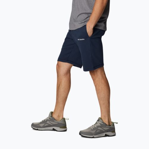 Pantaloni scurți de trekking pentru bărbați Columbia Logo Fleece bleumarin 1884601464