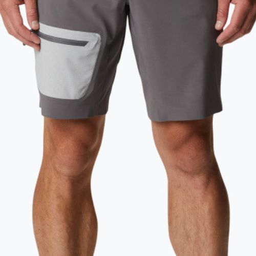 Pantaloni scurți de trekking pentru bărbați Columbia Titan Pass gri 1886441023