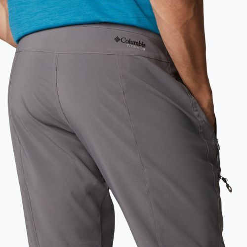 Pantaloni de trekking pentru bărbați Columbia Titan Pass gri 1886451023