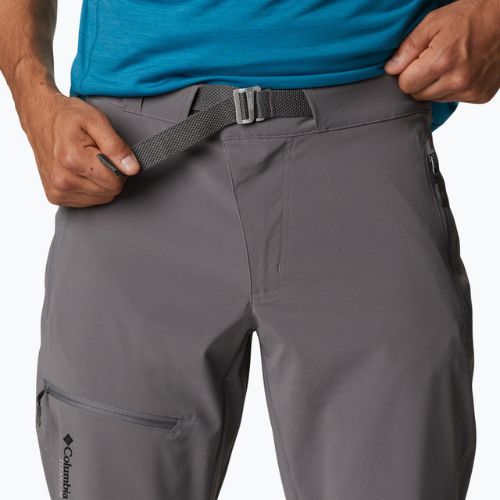 Pantaloni de trekking pentru bărbați Columbia Titan Pass gri 1886451023