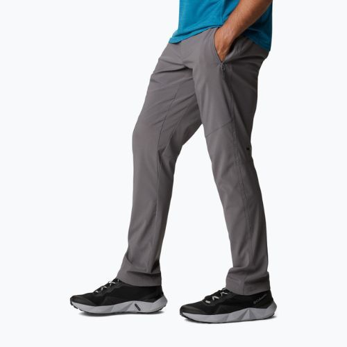 Pantaloni de trekking pentru bărbați Columbia Titan Pass gri 1886451023