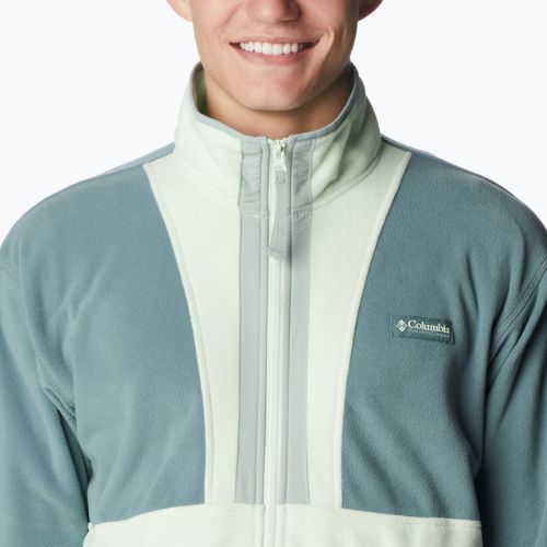Bluză fleece pentru bărbați Columbia Back Bowl albastru-verde 1890764346