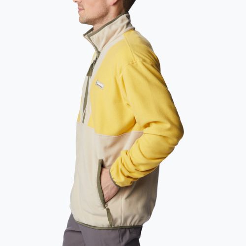 Bluză fleece pentru bărbați Columbia Back Bowl galben-bej 1890764743