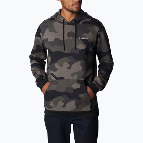 Bluză de trekking pentru bărbați Columbia Logo Printed black mod camo 1911652016