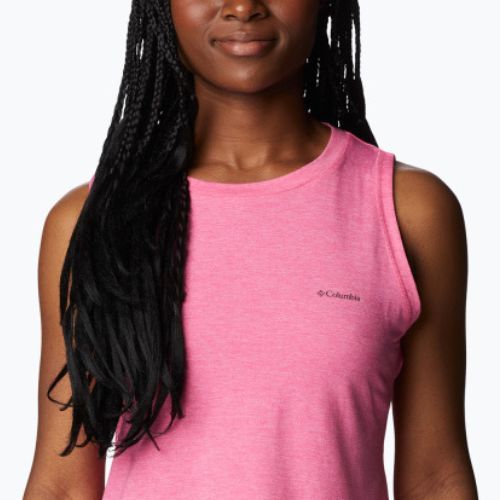 Cămașă de trekking Columbia pentru femei Sun Trek Tank roz 1931732656