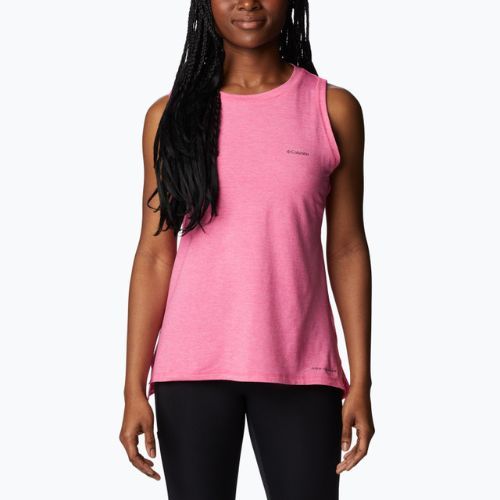 Cămașă de trekking Columbia pentru femei Sun Trek Tank roz 1931732656