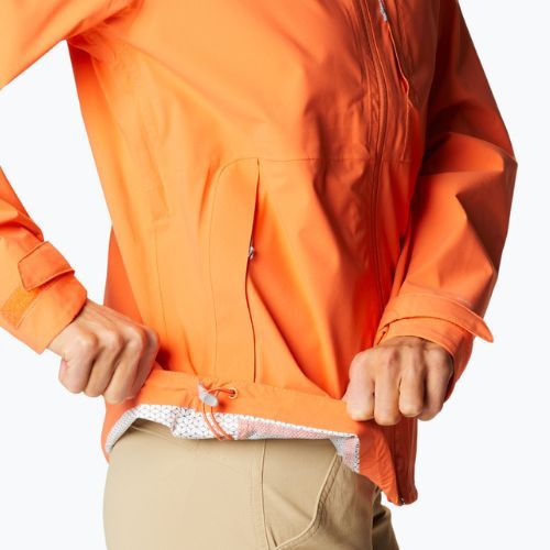 Jachetă de ploaie Columbia pentru femei Omni-Tech Ampli-Dry portocalie 1938973853