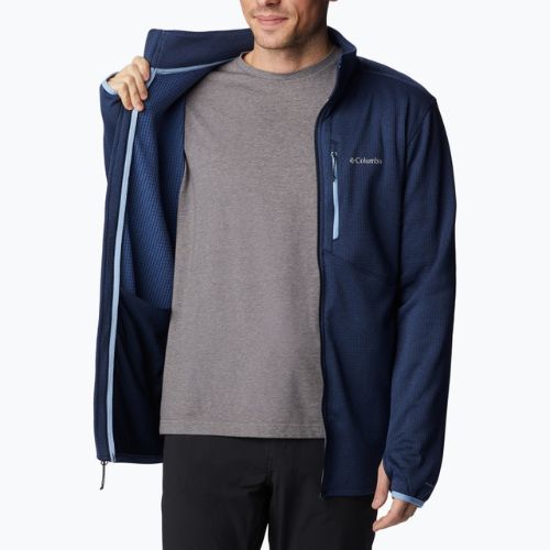 Bluză de trekking pentru bărbați Columbia Park View Fleece FZ bleumarin 1952222