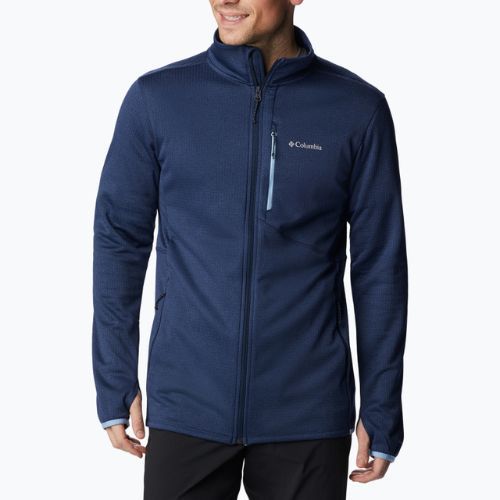 Bluză de trekking pentru bărbați Columbia Park View Fleece FZ bleumarin 1952222