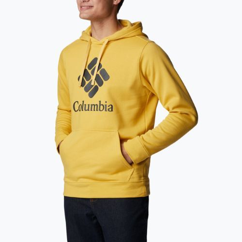 Bluză de trekking pentru bărbați Columbia Trek Hoodie galbenă 1957913