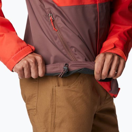 Geacă de ploaie pentru bărbați Columbia Hikebound roșie 1988621839