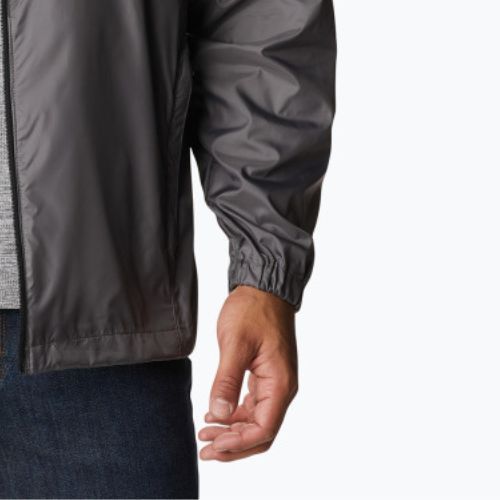 Jachetă de vânt Columbia Flash Challenger Novelty gri pentru bărbați 1988715023