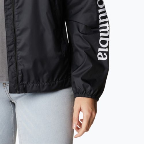 Columbia Flash Challenger Novelty jachetă de vânt pentru femei negru 1989503010