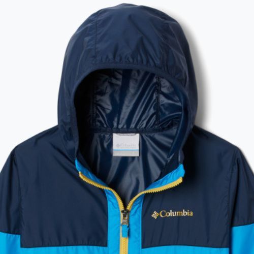Columbia Flash Challenger jachetă de vânt pentru copii albastru 1989601491