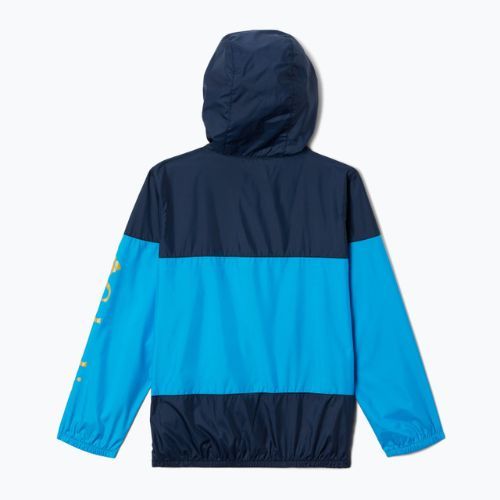 Columbia Flash Challenger jachetă de vânt pentru copii albastru 1989601491