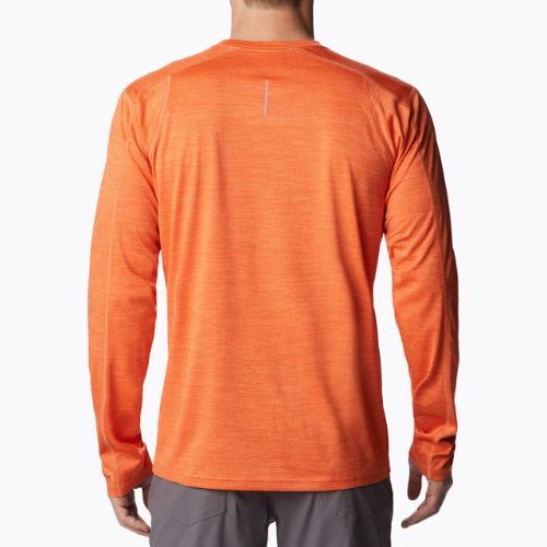 Tricou de trekking pentru bărbați Columbia Alpine Chill Zero LS portocaliu 1990533