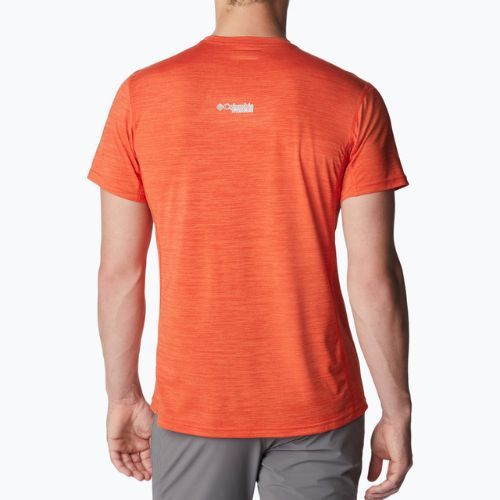 Tricou de trekking pentru bărbați Columbia Titan Pass Graphic roșu 1991471839
