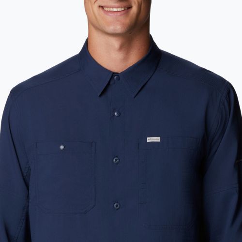 Tricou pentru bărbați Columbia Silver Ridge Utility Lite bleumarin 2012932464