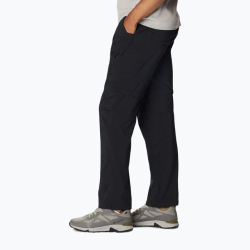 Pantaloni de trekking pentru bărbați Columbia Silver Ridge Utility Convertible negri 2012962010